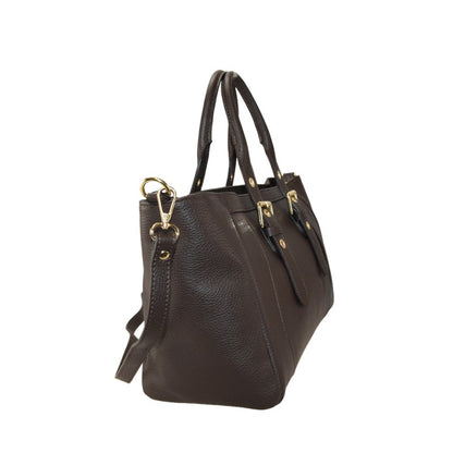 Woman leather hand bag 100% made italy