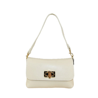 Woman leather pochette 100% made italy