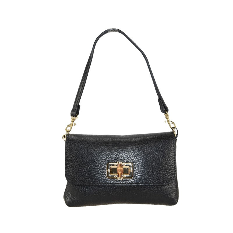 Woman leather pochette 100% made italy