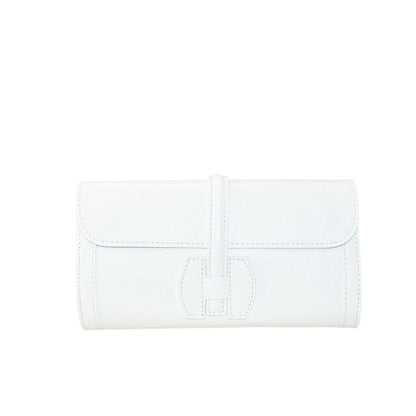 Woman leather pochette 100% made italy