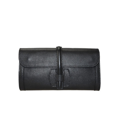 Woman leather pochette 100% made italy