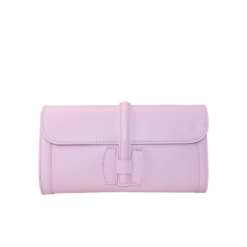 Woman leather pochette 100% made italy
