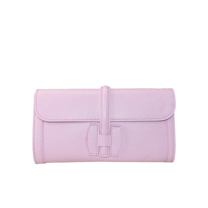 Woman leather pochette 100% made italy