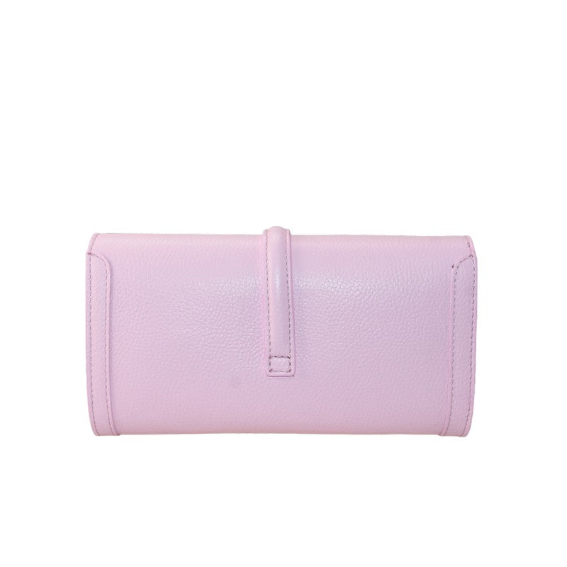 Woman leather pochette 100% made italy