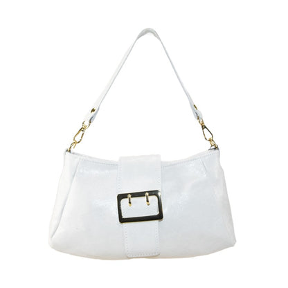 Woman leather shoulder bag 100% made italy
