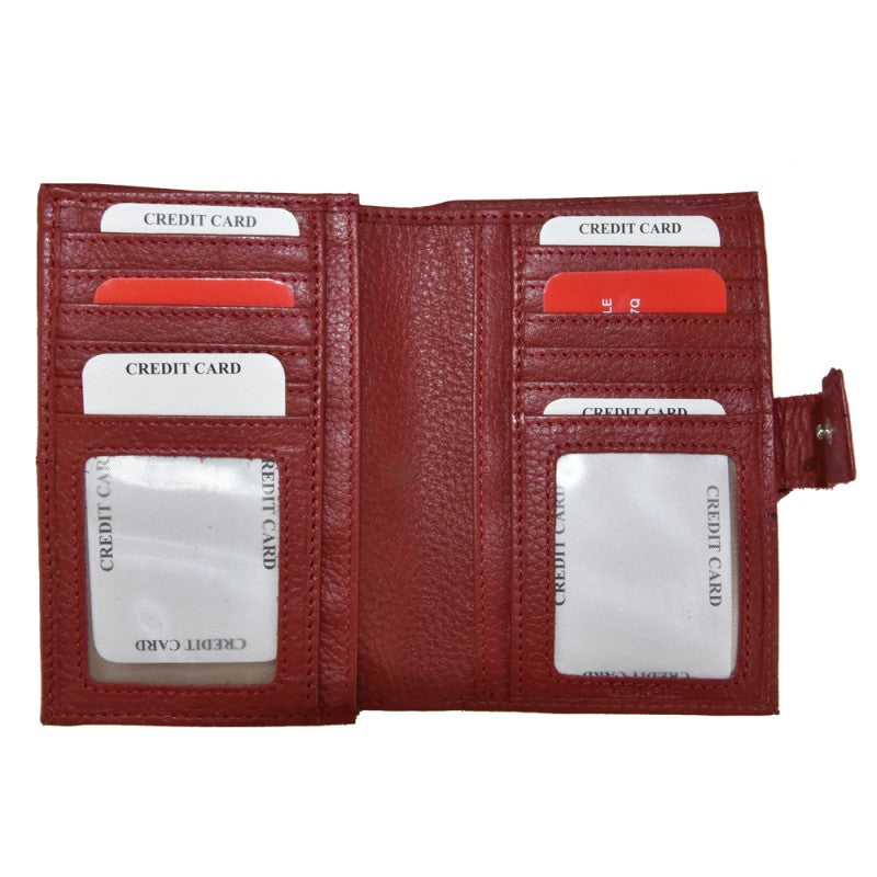 Leather Flap Wallet
