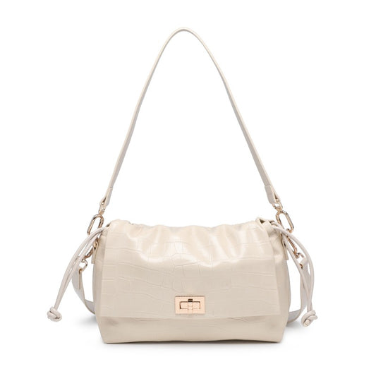 Woman synthetic leather shoulder bag