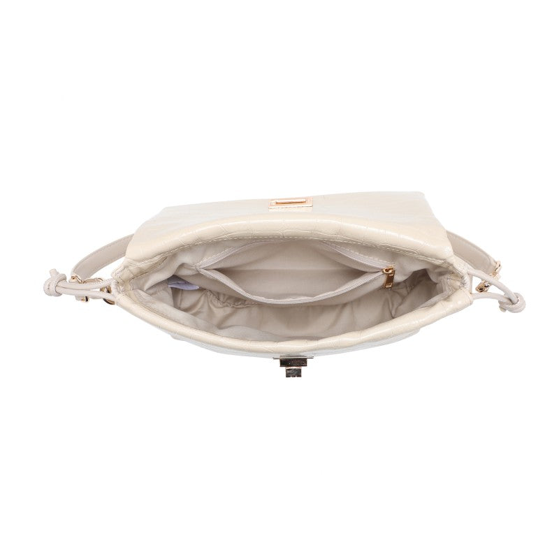 Woman synthetic leather shoulder bag