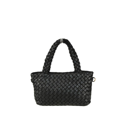 Woman washed leather bag