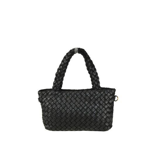 Woven Leather Handbag