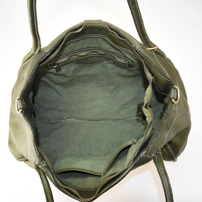 Vintage Leather Hobo Bag